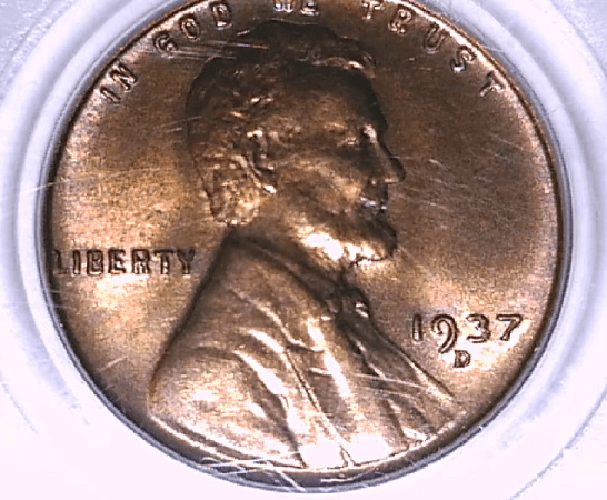 How much is a 1937 d penny worth