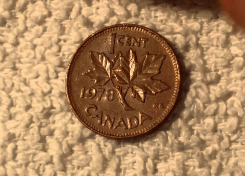 1978 Canadian Penny Error