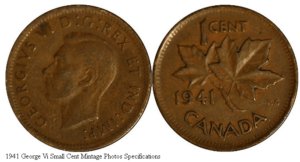 1941 canadian penny