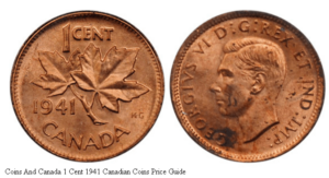 1941 canadian penny value
