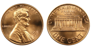 1991 D Lincoln Memorial Penny Coin Value