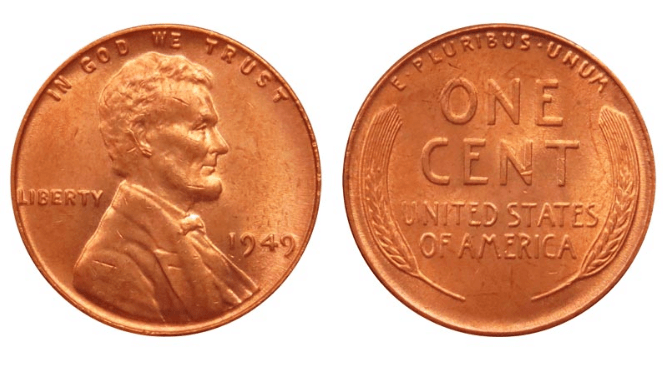 1949 penny value