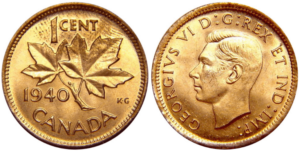 1940 Canadian Penny Value