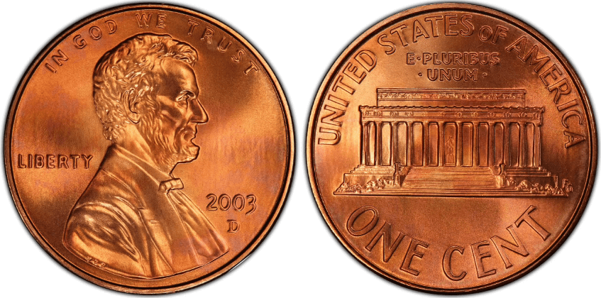 2003 D Penny Value
