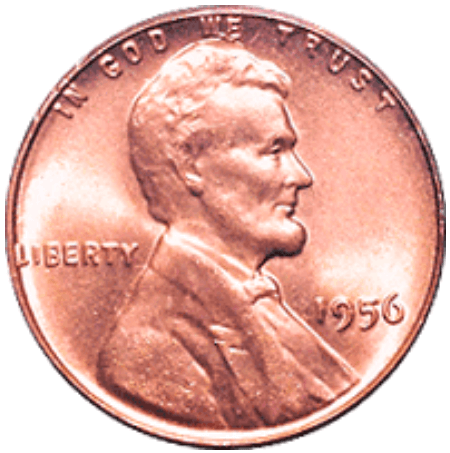 1956 wheat penny value