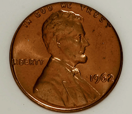 1962 silver penny value