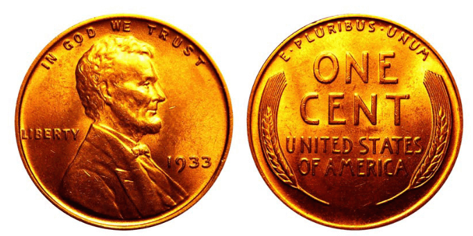 1933 penny value