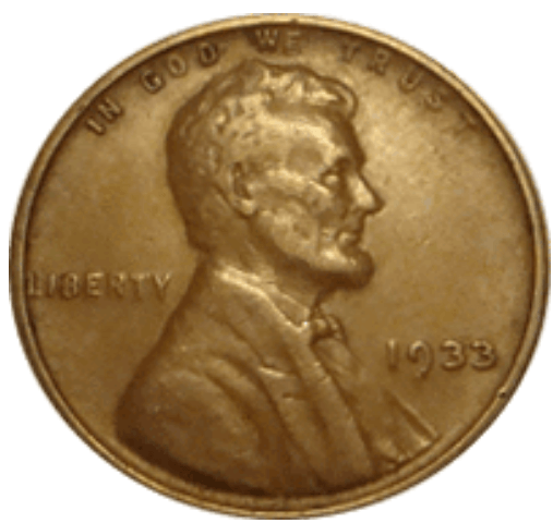 1933 wheat penny value