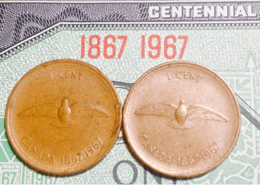 How Much Is 1867 To 1967 Canadian Penny Worth