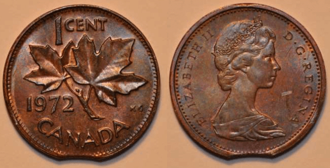 1972 Canadian Penny Value