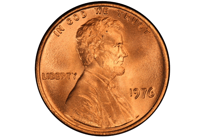 1976 penny error list