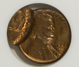 1966 penny error list
