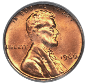 1966 penny value- no mint mark