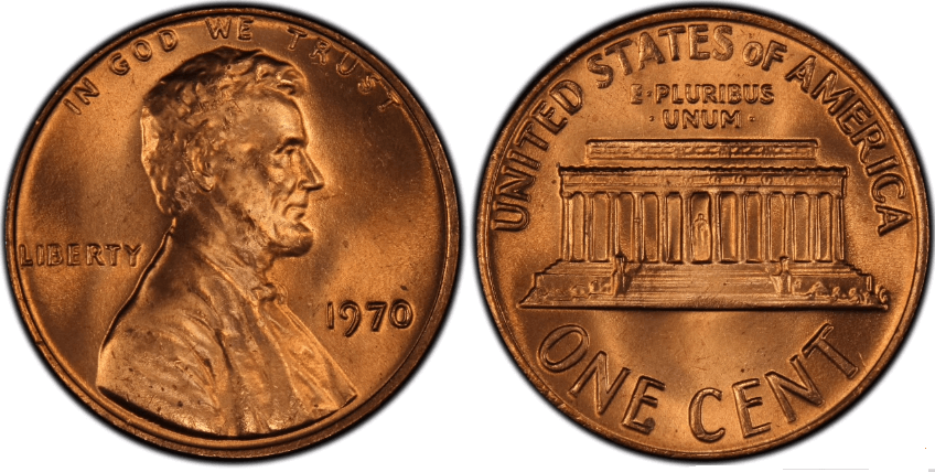 1970 penny value