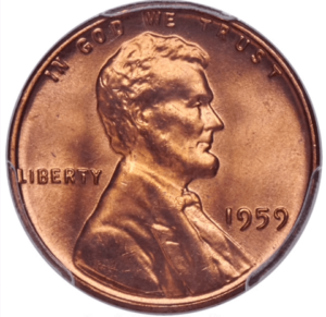 1959 lincoln penny value