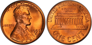 1959 penny errors and varieties