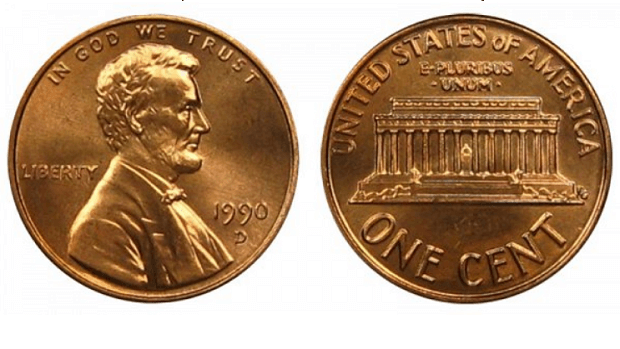 1990 d Penny Value
