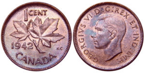 1942 Canadian Penny