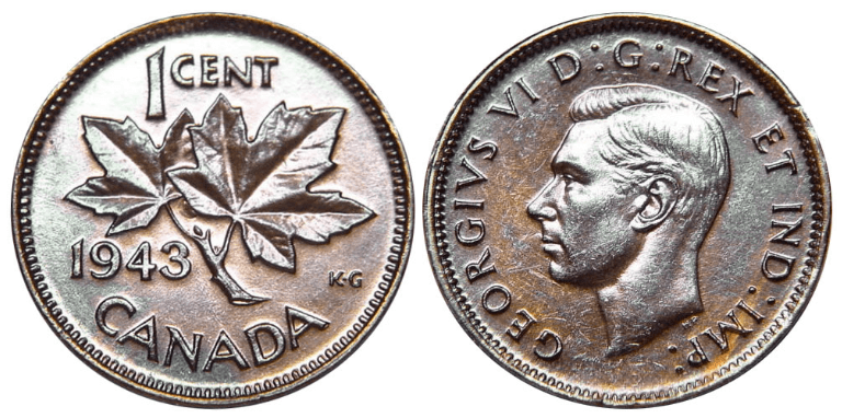1943 Canadian Penny