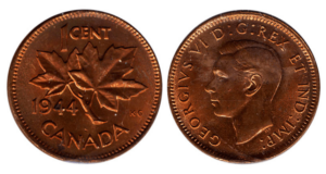1944 canadian penny