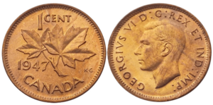 1947 Canadian Penny