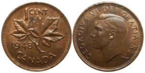 1948 Canadian Penny