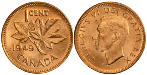 1949 Canadian Penny