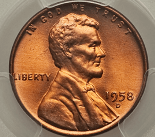 1958 Penny Value D