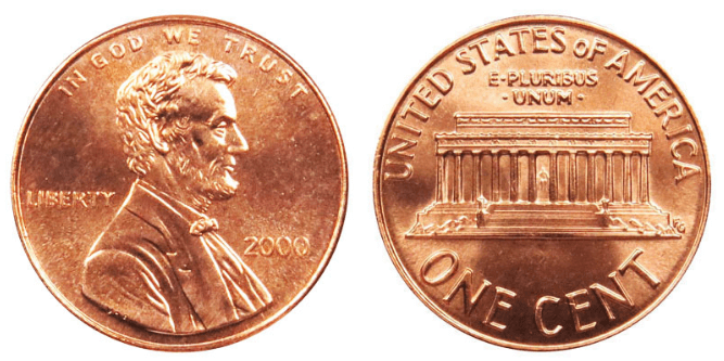 2000 Penny Value no mint mark