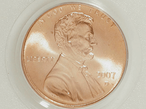 2007 D Penny Value