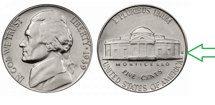 1939 s jefferson nickel value