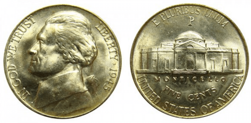 1945 nickel no mint mark value - 1945 nickel p