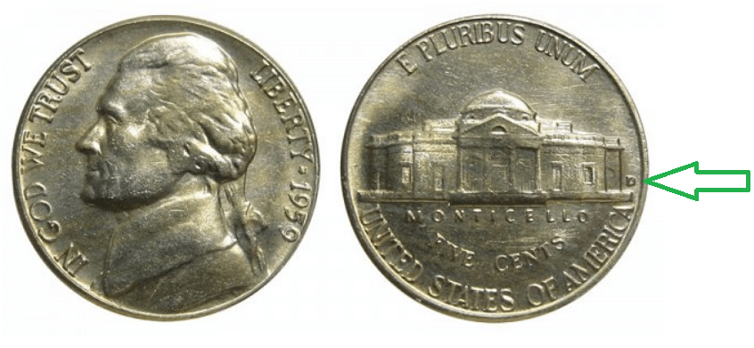 1959-D Nickel Value