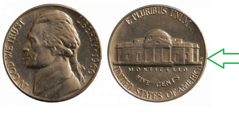 1960 d nickel value
