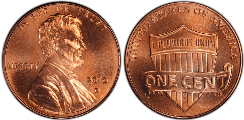 2010 D Penny Value