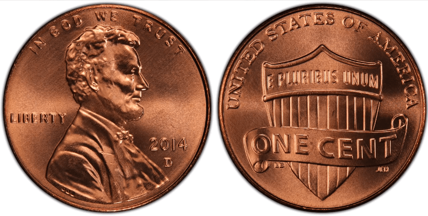 2014 D Penny Value