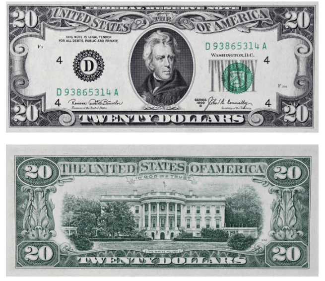 1969 20 dollar bill value