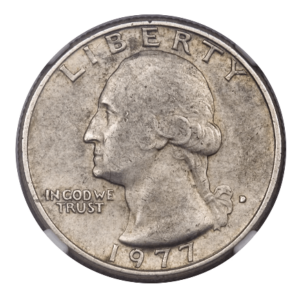 1977 D Quarter