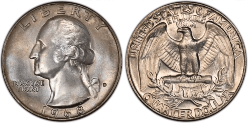 1968 D Quarter Value