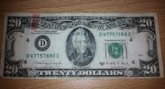1988 20 Dollar Bill Value