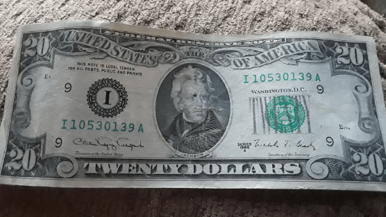 1988 20 Dollar Bill