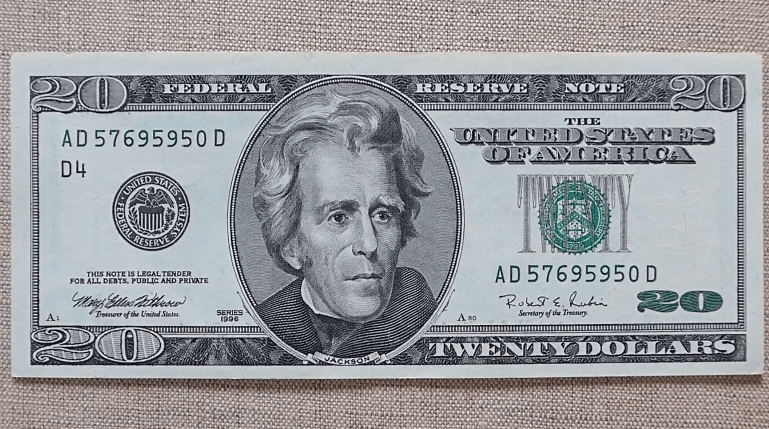 1996 20 Dollar Bill