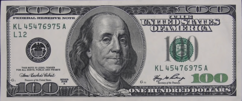 2006 Series 100 Dollar Bill