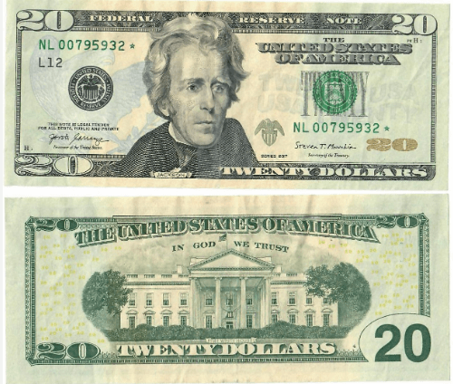 2017 20 Dollar Bill Worth