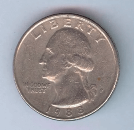 How much is a 1988 quarter worth