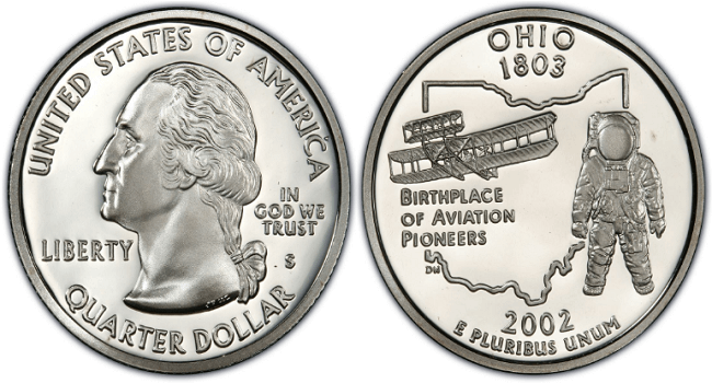 2002 ohio quarter value