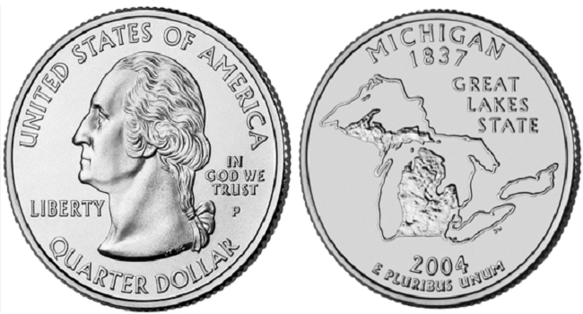 2004 Michigan quarter value
