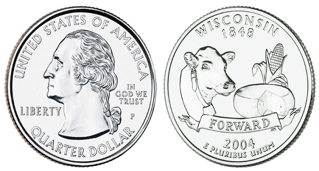 2004 Wisconsin quarter value