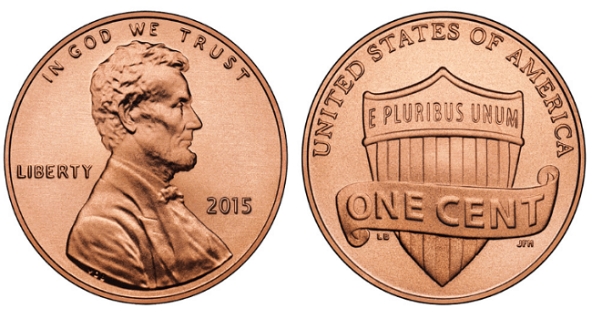 2015 penny value