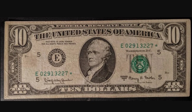 1963 10 Dollar Bill Value